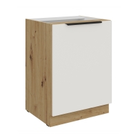 Szafka kuchenna 60 cm AURO 60 D 1F BB WH/AR antyfinger